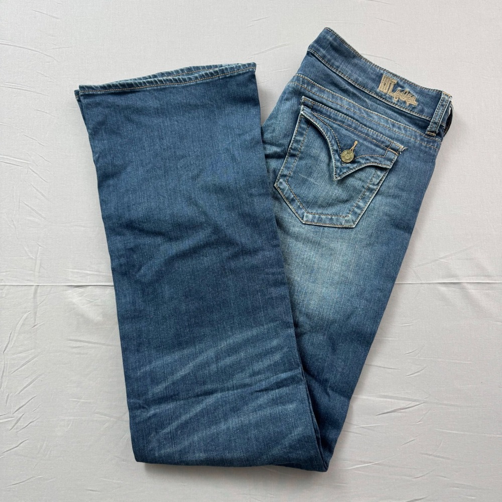 Kut‎ from the Kloth Isabele Relaxed Bootcut Jeans Blue Wash Womens 12